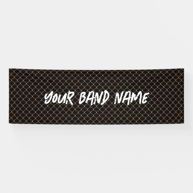 Banderoles Musique Musique Musique Musique DJ Rock Show Banni (Horizontal)