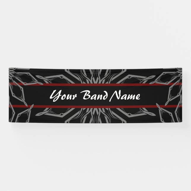 Banderoles Musique Musique Musique Musique DJ Rock Show Banni (Horizontal)