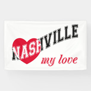 Banderoles Nashville mon amour