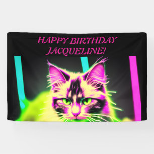 Banderoles Neon Feline Fiesta : Collection Ado Fille Annivers