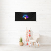 Neon Firefly sur noir