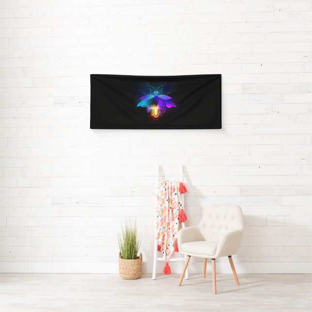 Banderoles Neon Firefly sur noir (En situation)