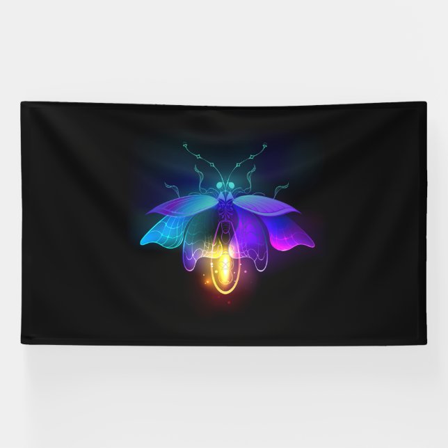 Banderoles Neon Firefly sur noir (Horizontal)