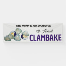 New England Clambake Clam Bake Beach Block Party