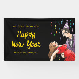Banderoles New Year's Party Welcome