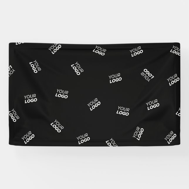 Banderoles N'importe quel logo ou image téléchargée | Motif d (Horizontal)