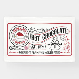 Banderoles Noël Festif au chocolat chaud
