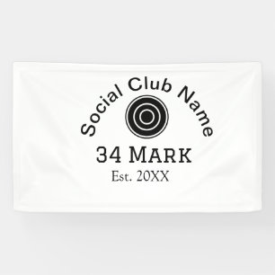 Banderoles Nom du club social ajouter nom du joueur d'équipe
