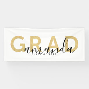 Banderoles Nom du script de niveau supérieur Diplôme modern