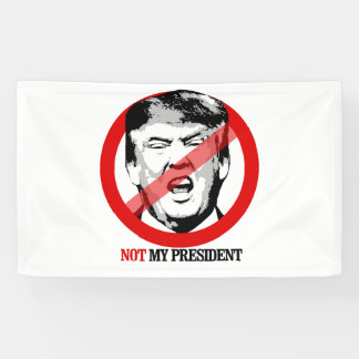 Banderoles Non mon président - Anti-Atout