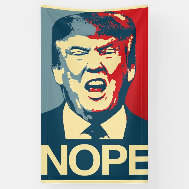 Banderoles NOPE - Affiche d'Anti-Atout - Anti-Atout - (Vertical)