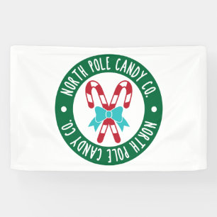 Banderoles North Pôle Candy Company Holiday