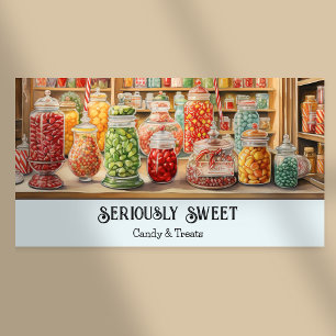 Banderoles Nostalgale Colorful Retro Candy Magasin Sweets Sto