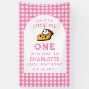 Banderoles Notre Little Cutie Pi Jour 1er Anniversaire