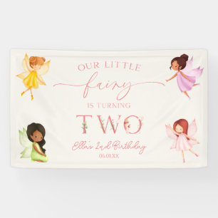 Banderoles Notre petite fête d'anniversaire enchantée de 2 an