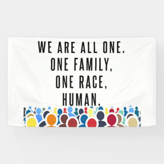 Banderoles Nous Sommes Tous Un.