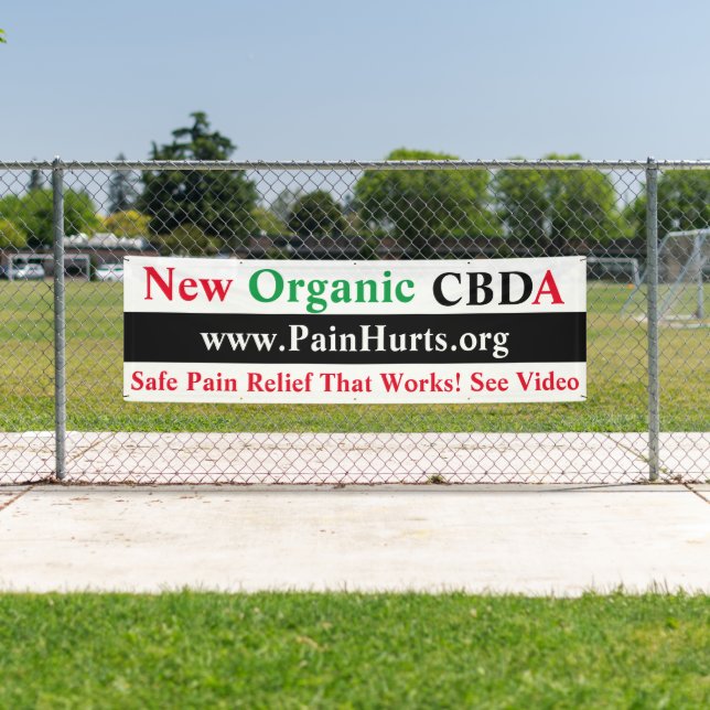 Banderoles Nouveau CBDA organique (En situation)
