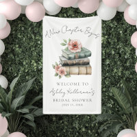 Nouveau Chapitre Livre Floral Signe de Bienvenue p