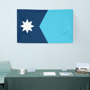 Banderoles Nouveau drapeau de l'État du Minnesota
