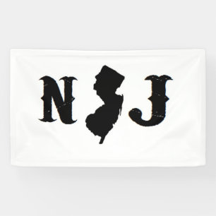 Banderoles NOUVELLE JERSEY NJ College Dorm