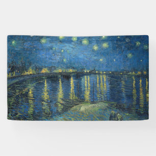Banderoles Nuit étoilée sur le Rhône (par van Gogh)