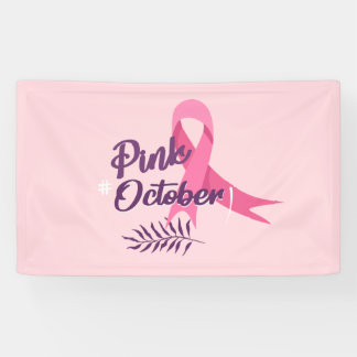 Banderoles Octobre rose