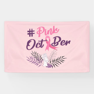 Banderoles Octobre rose