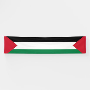 Banderoles officiellement le drapeau de l'État de Palestine