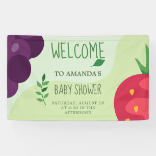 Banderoles Oh Baby Green Fruit Juice Baby shower