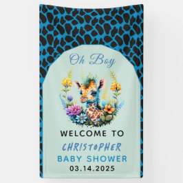 Banderoles Oh mon Dieu ! Baby shower bébé Giraffe