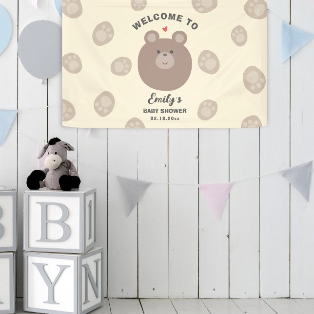 Banderoles On peut attendre la bière mignonne Baby shower Bie (Créateur téléchargé)