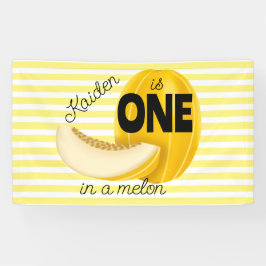 Banderoles One in a Melon First 1st Birthday Party