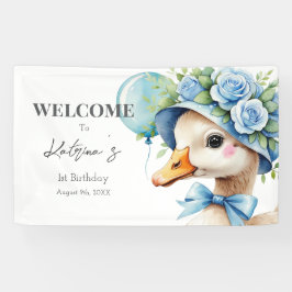 Banderoles One Silly Goose Boy Birthday 