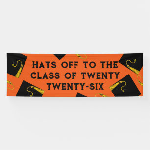 Banderoles Orange Graduation 2025 Senior Class