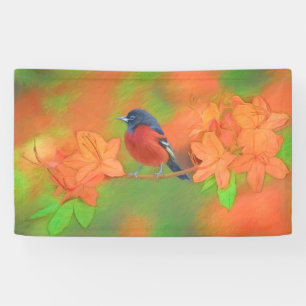 Banderoles Orchard Oriole Songbird Peinture Oiseau original