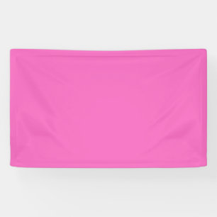Banderoles Orchidée uni couleur solide rose vif