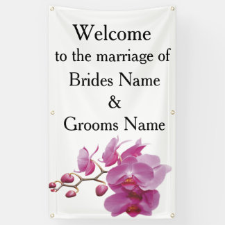 Banderoles Orchidées Packages Mariages bon marché ensembles d