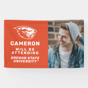 Banderoles Oregon State Beavers   Tête de castor