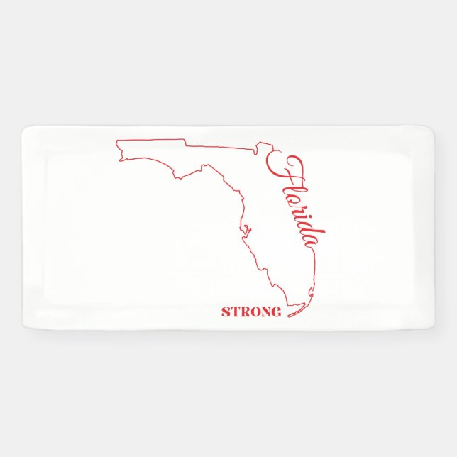 Banderoles ouragan fort en floride (Horizontal)