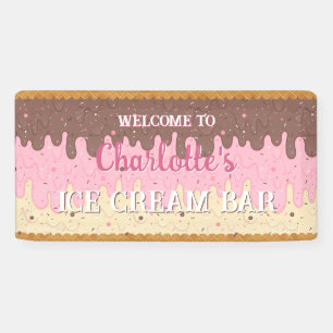 Banderoles Paillettes et glace napolitaine