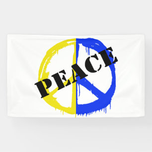Banderoles Paix pour l'Ukraine