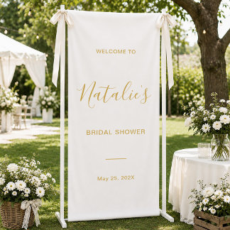 Banderoles Panneau de bienvenue pour mariage avec signature d