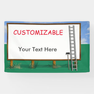 Banderoles PANNEAU-RÉCLAME PERSONNALISABLE 3 x 5 de ROUTE