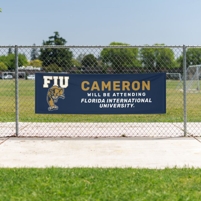 Banderoles Panthers de la FIU (En situation)