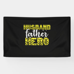 Banderoles Papa Cadeau Mari Père Héros