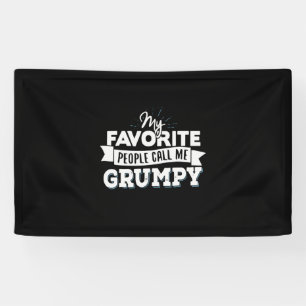 Banderoles Papa Cadeau Mes Favoris Les Gens M'Appelent Grumpy