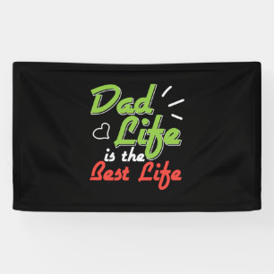 Banderoles Papa Cadeau Papa La Vie Est La Meilleure Vie