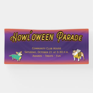 Banderoles Parade Costumée Halloween Pooch Pour Chiens