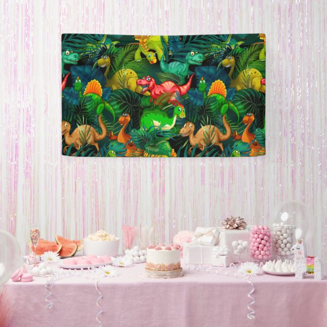 Banderoles Parc Dinosaur (Fête)