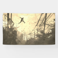 Parkour Urban Obstacle Course Modern Sepia